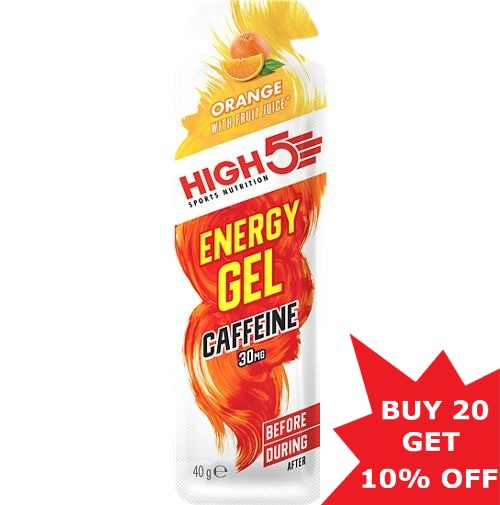 High 5 Energy Gel Caffeine Plus 40g Sachet
