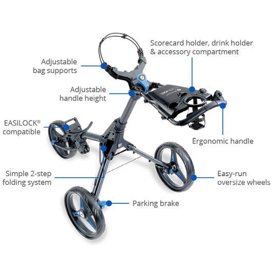 Motocaddy Cube 3 Wheel Golf Cart