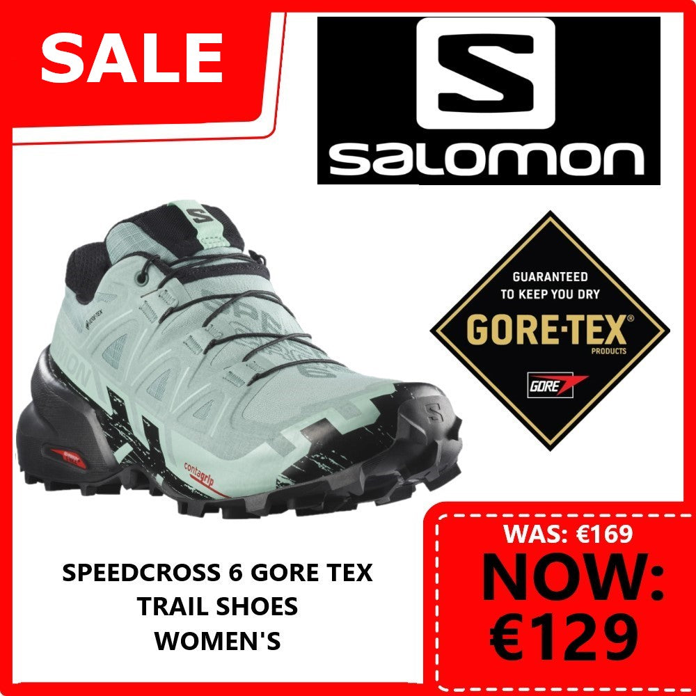 Salomon Speedcross 6 GTX Women's Shoes Flint Stone/Blk