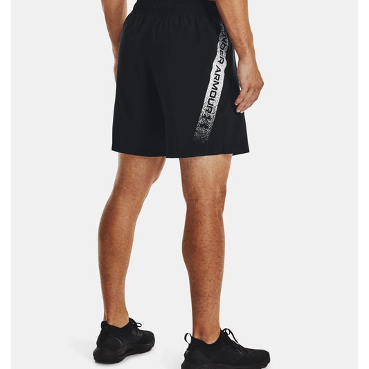 Under Armour Woven Graphic Shorts Men's (Black White 001)