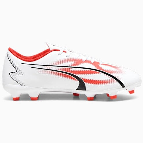Puma Ultra Play FG/AG Football Boots Men's (White Red Orchid)