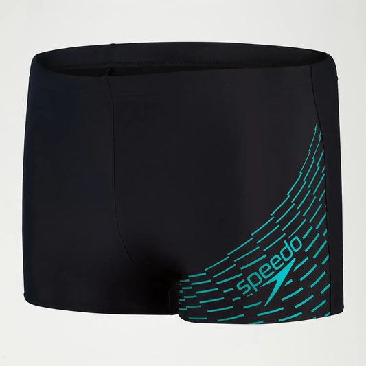 Speedo Medley Logo Aquashorts Men's (Black Green 870)