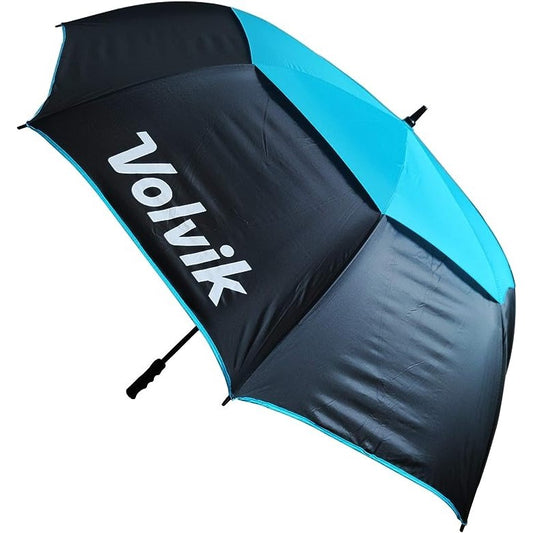 Volvik Golf Double Canopy Umbrella (Black Blue)