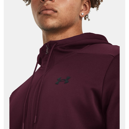 Under Armour Fleece Full Zip Hoodie Men's (Maroon 600)