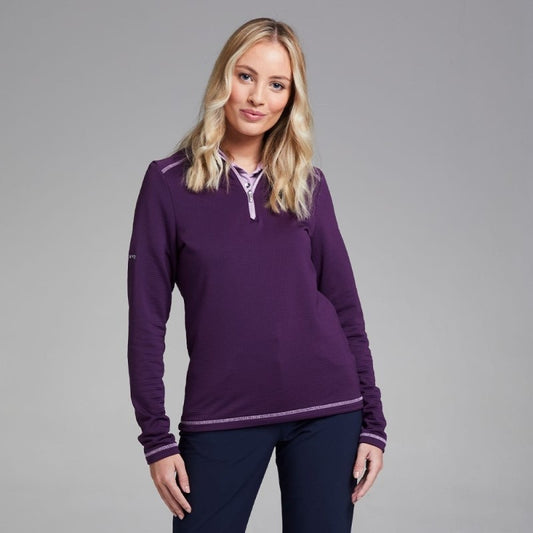 Ping Sonya Half Zip Top Women's (Purple Plum)