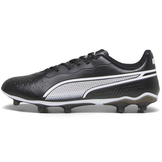 Puma King Match Play FG/AG Football Boots Men's (Black White)
