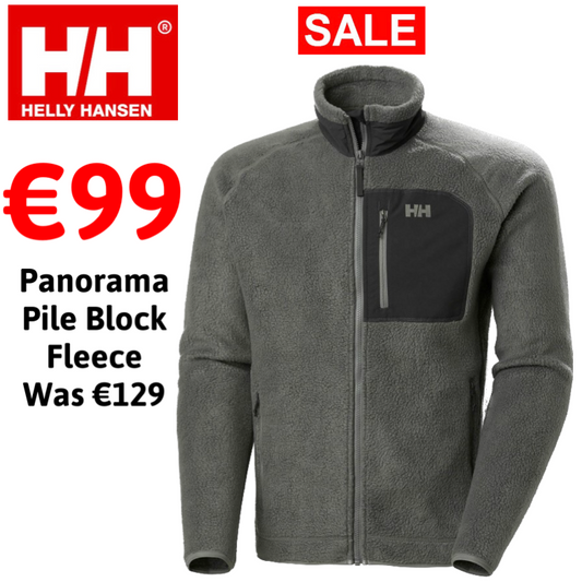 Helly Hansen Panorama Pile Block Fleece Men's (Concrete 876)