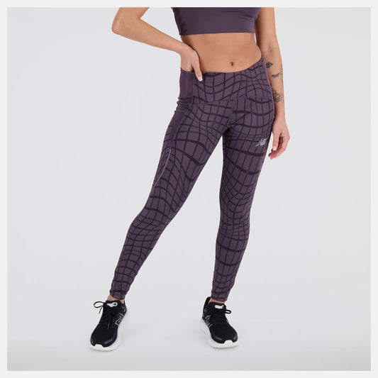 New Balance Printed Impact Run Tights Women's (Interstellar)