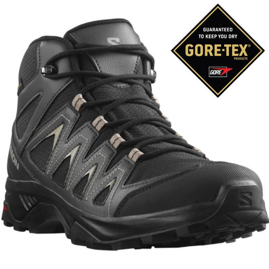 Salomon X Braze Gore Tex Trail Boots Men's (Black Khaki)
