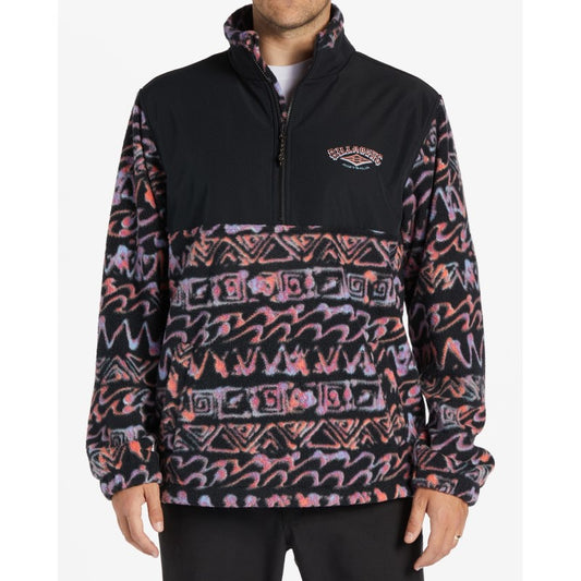 Billabong Boundary Re-Issue Half Zip Top Men's (Black)