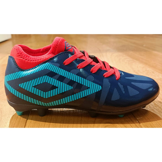 Umbro Ventura FG Junior Football Boots (Navy Blue)