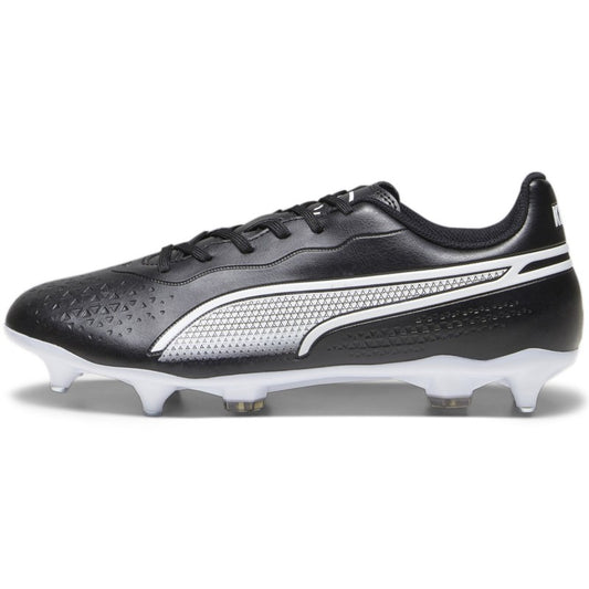 Puma King Match SG Football Boots Men's (Black White)