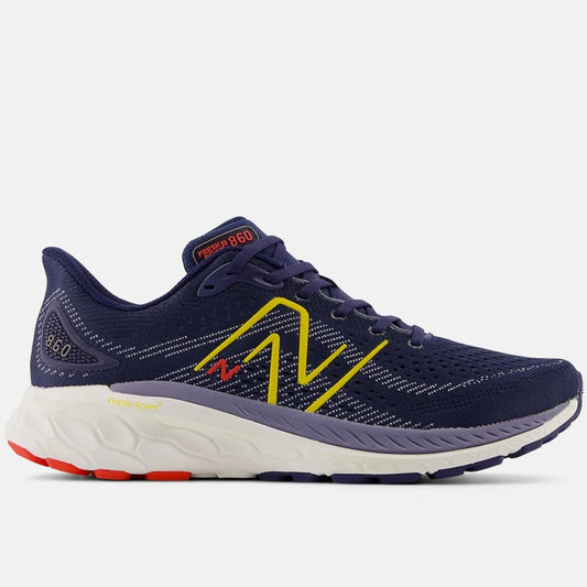 New Balance 860 V13 Running Shoes Men's (Navy Ginger Lemon)