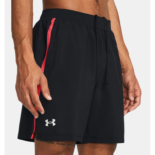 Under Armour 7 Inch Shorts Men's (Black Red 003)
