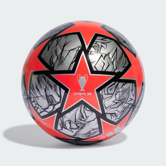 Adidas UCL Club 23/24 Knockout Football (Silver Red IN9329)
