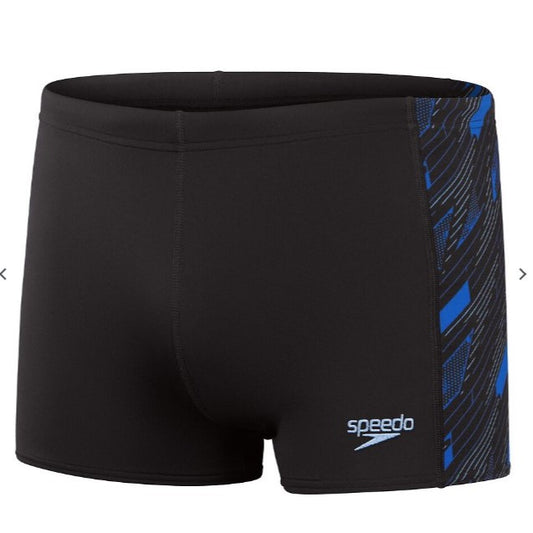 Speedo Hyperboom Panel Aquashorts Men's (Black Blue)
