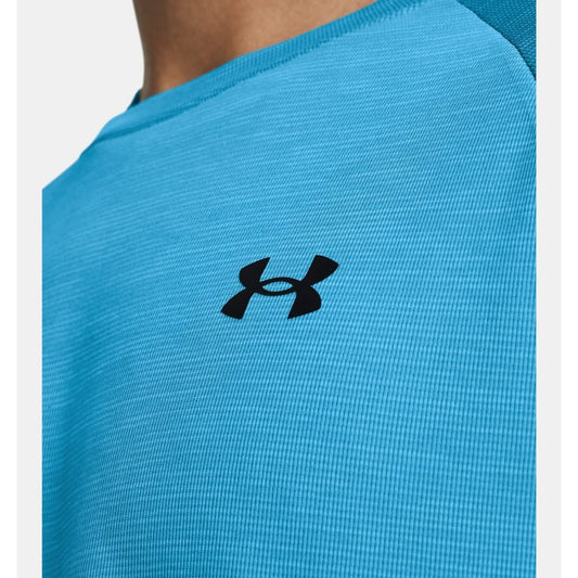 Under Armour Tech Textured T-Shirt Men's (Capri Black 419)