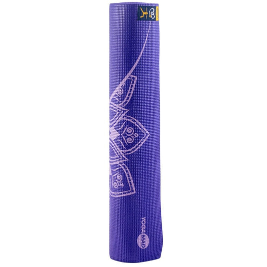 Fitness Mad Mandala Alignment Yoga Mat 4mm