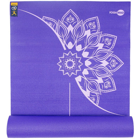 Fitness Mad Mandala Alignment Yoga Mat 4mm