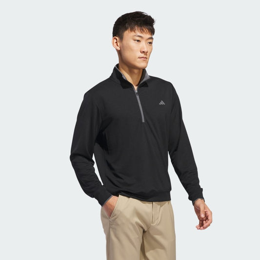 Adidas Lightweight Half Zip Top Men's (Black IU4514)