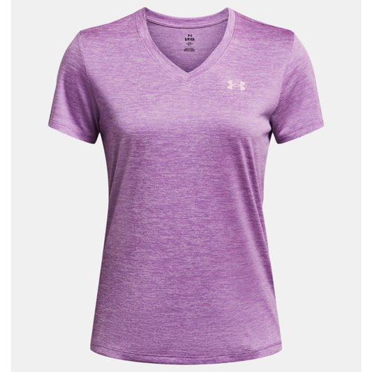 Under Armour Twist V Neck T-Shirt Women's (Provence Purple 560)