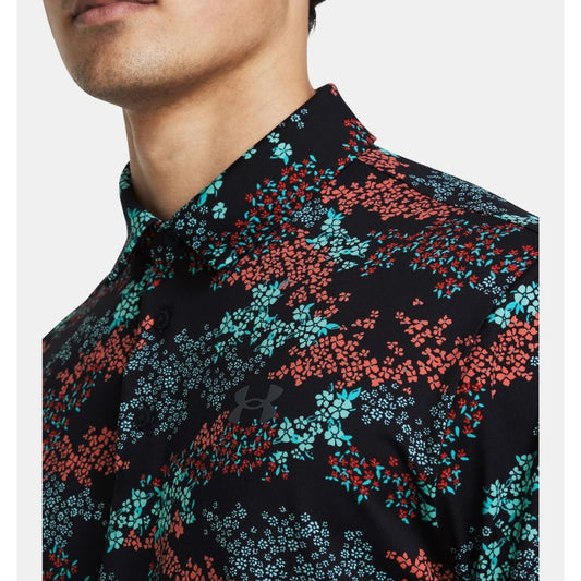 Under Armour Playoff 3.0 Printed Polo Shirt Men's (Hydro Teal 008)