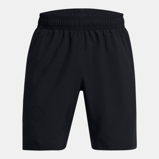 Under Armour Tech Woven Wordmark Shorts Men's (Black High Vis Yellow 002)