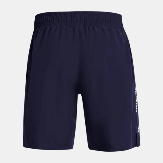 Under Armour Tech Woven Wordmark Shorts Men's (Navy White 410)