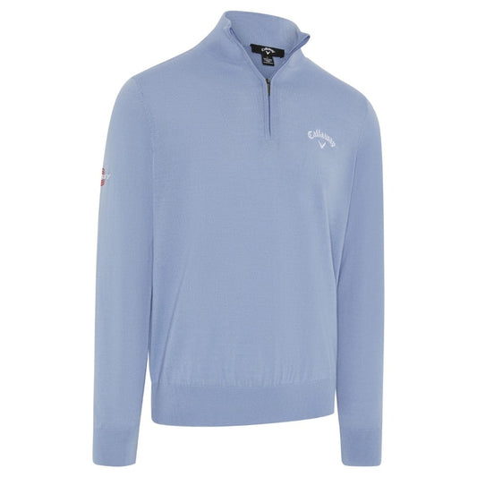 Callaway Quarter Zip Blended Merino Top Men's