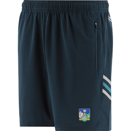 O'Neills Limerick GAA Weston 049 Poly Shorts Kid's (Navy)