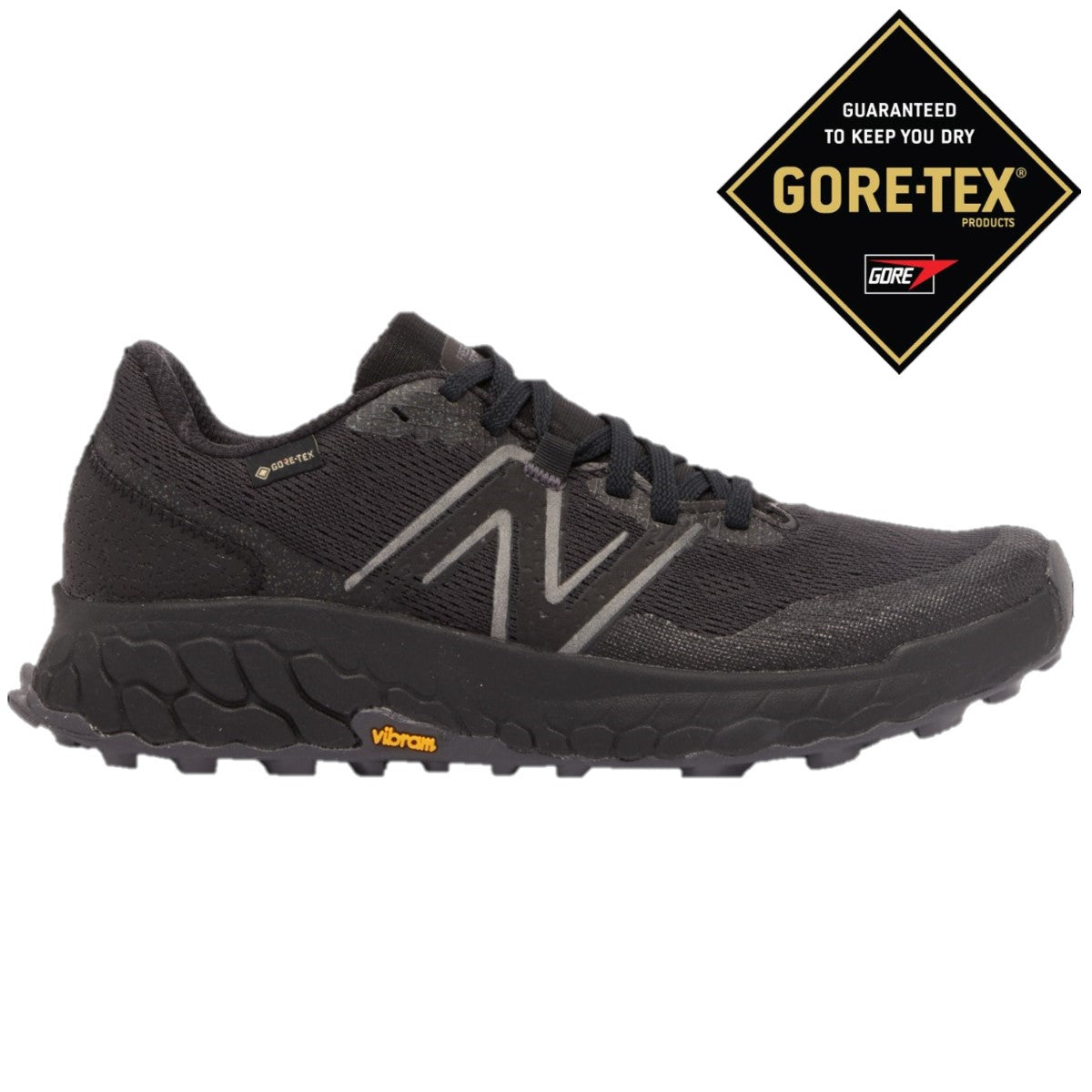 New Balance Hierro V7 Gore Tex Trail Shoes Men's (Black)