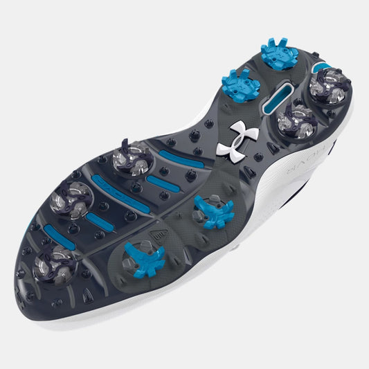 Under Armour Drive Pro Golf Shoes Wide Men's (White Blue 101)