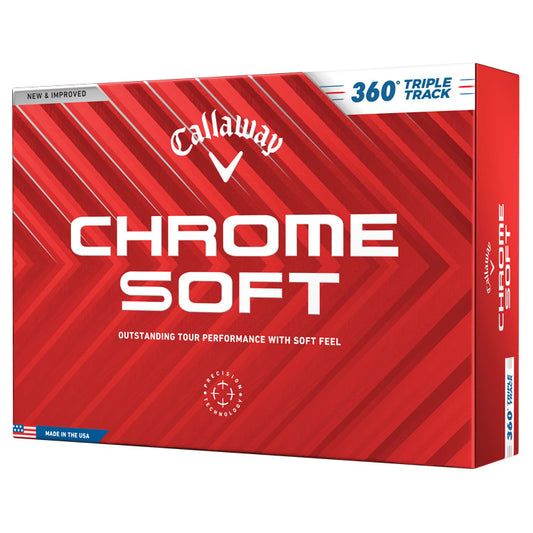 Callaway Chrome Soft 360 Triple Track Golf Balls x 12
