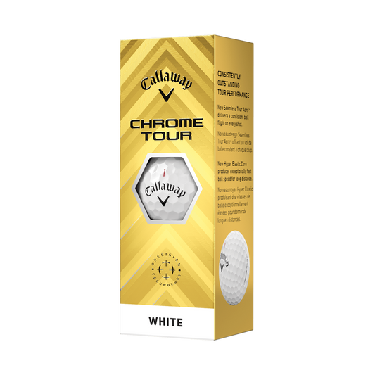 Callaway Chrome Tour 2024 Golf Balls x 3