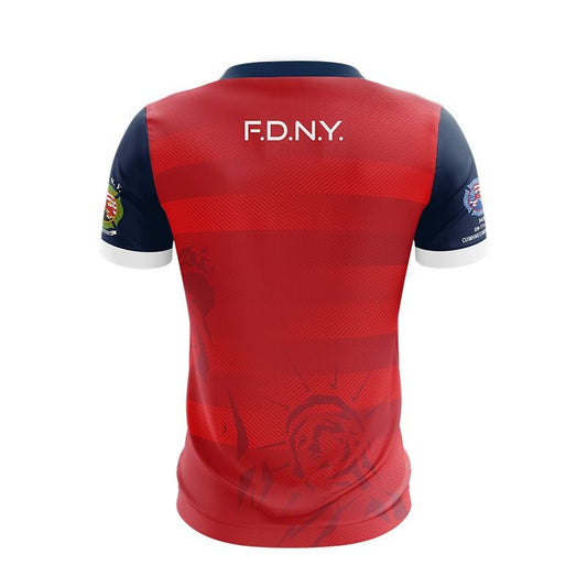 O'Neill's FDNY GAA Jersey (Red Marine White)