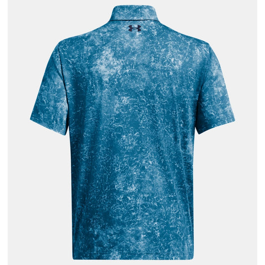 Under Armour Playoff 3.0 Print Polo Shirt Men's (Photon Blue 406)