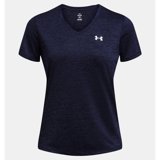 Under Armour Twist V Neck T-Shirt Women's (Midnight Navy 410)