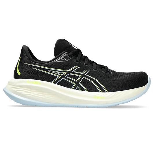 Asics Gel Cumulus 26 Running Shoes Men's UK14 (Black Safety Yellow 006)