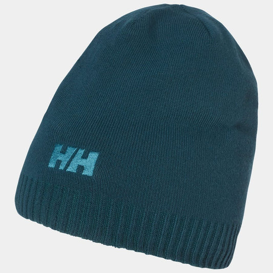 Helly Hansen Brand Jersey Knit Beanie Unisex (Dark Creek 453)