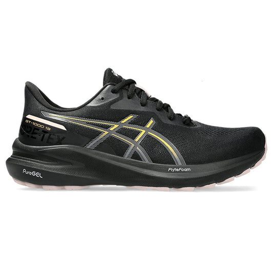 Asics GT 1000 13 Gore Tex Running Shoes Women's (Black Orange 001)