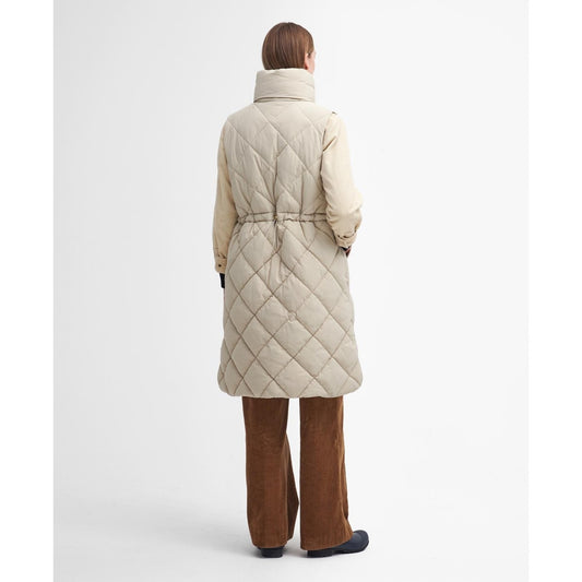 Barbour Leverton Gilet Women's (Oatmeal Beige)