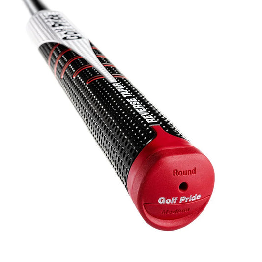 Golf Pride Reverse Taper Putter Round Grip (Black Red EA454+8)