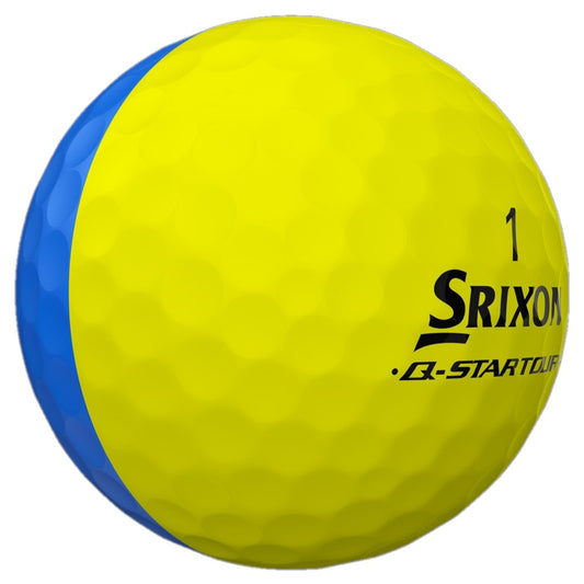 Srixon Q Star Divide Golf Balls x 12 (Yellow Blue)
