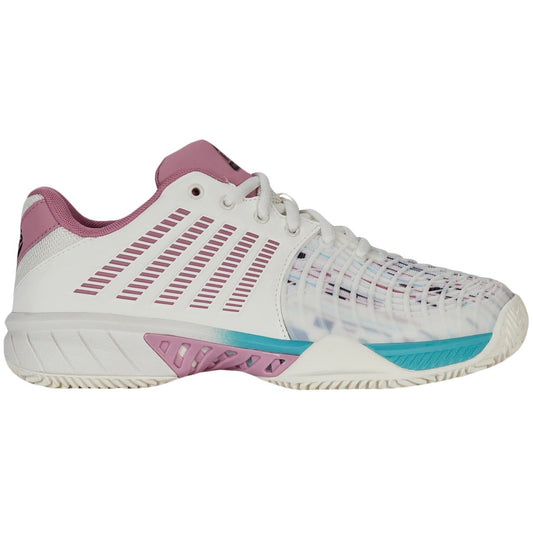 K Swiss Express Light 3 Padel Tennis Shoes Women's (Snow White Lilas)