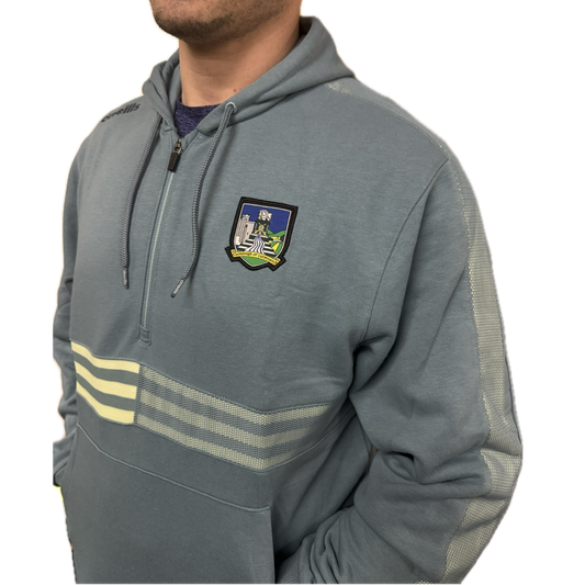 O'Neill's Limerick GAA Nepal 100 Fleece Hoodie Kid's (Teal Green)