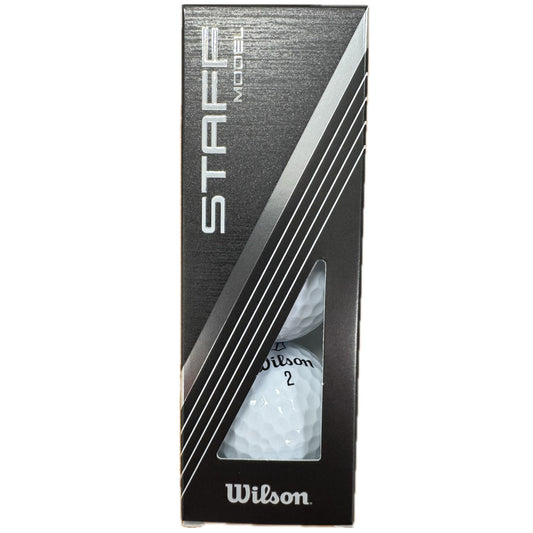Wilson Staff Model Golf Balls x 3