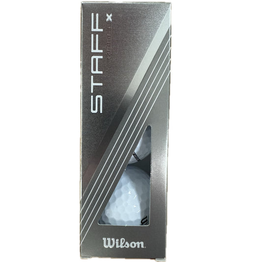 Wilson Staff Model X Golf Balls x 3