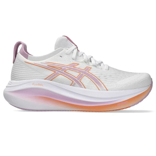 Asics Gel Nimbus 27 Running Shoes Women's (White Light UBE 101)