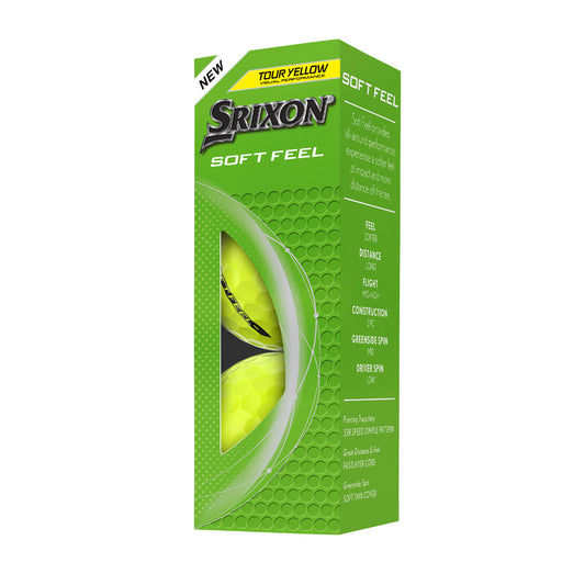 Srixon Soft Feel 14 Golf Balls x 3