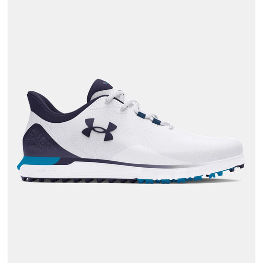Under Armour Drive Fade Spikless Golf Shoes Men's (White Capri 101)